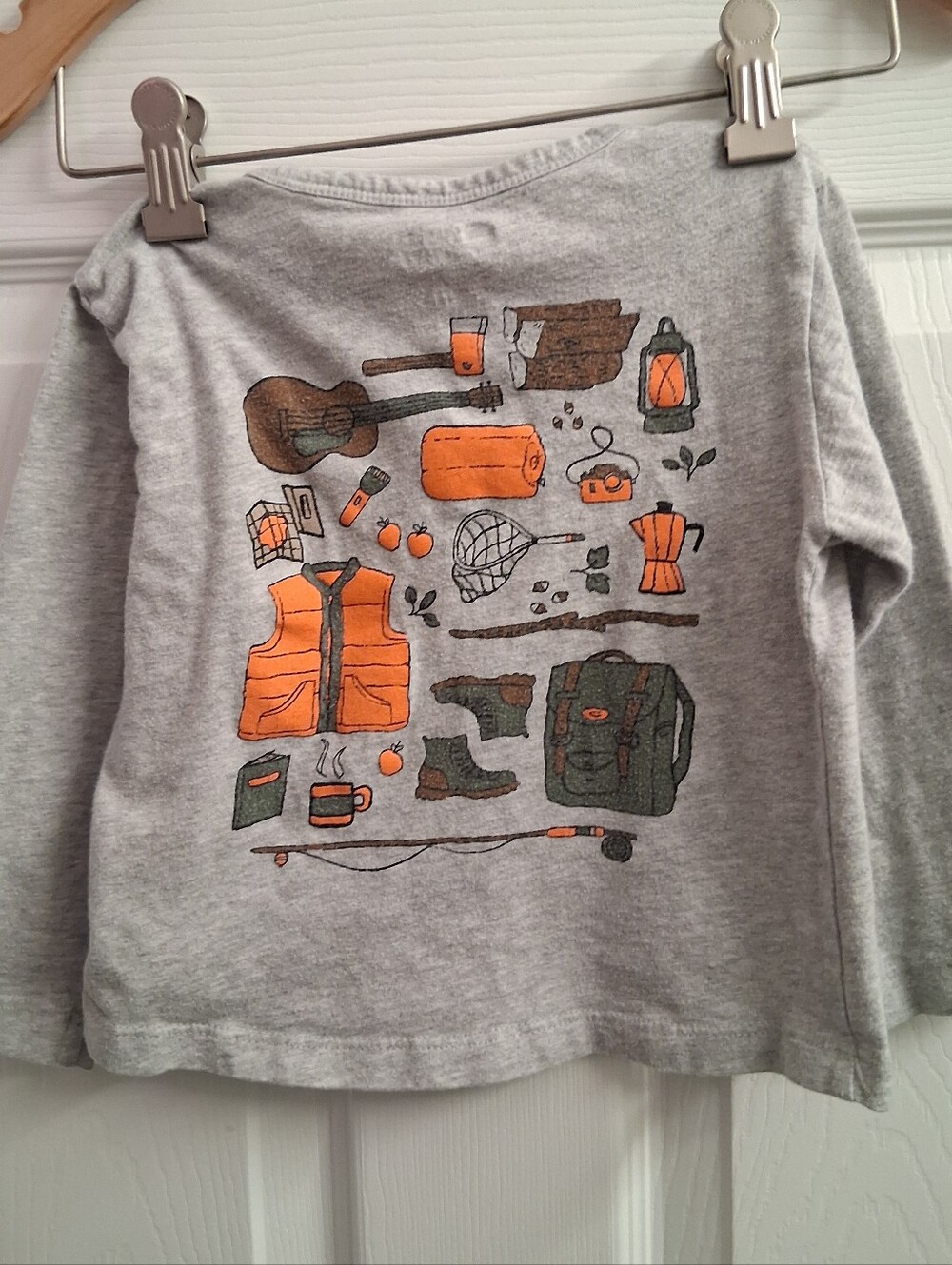 Tucker + Tate Camping Long Sleeve T Shirt Size Boys 2